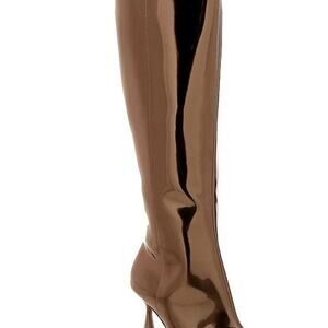 Gianni bini metallic bronze knee
